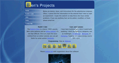 Desktop Screenshot of bensprojects.com